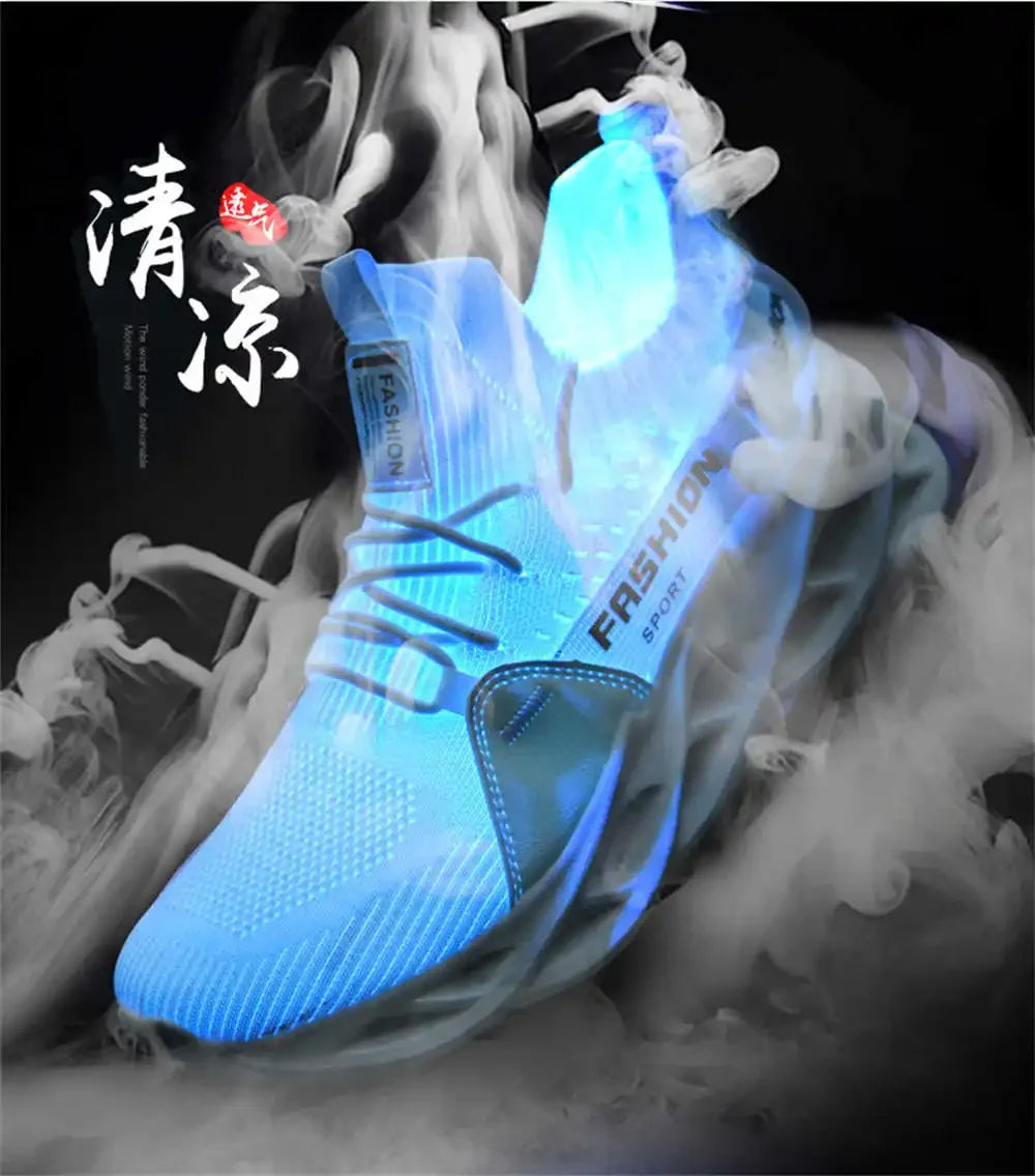 hundunsnake Breathable Mesh Lace-Up Casual Shoes for Men & Women – Lightweight & Non-Slip with Height Increase