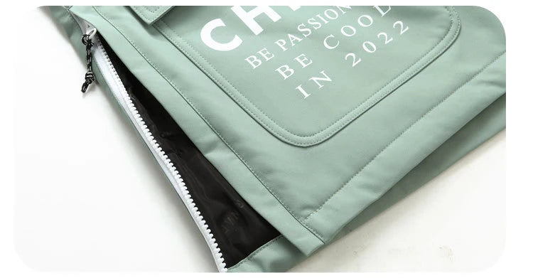 NoEnName_Null Men's Cotton-Filled Winter Jacket – Youthful Vitality for Autumn & Winter Travel