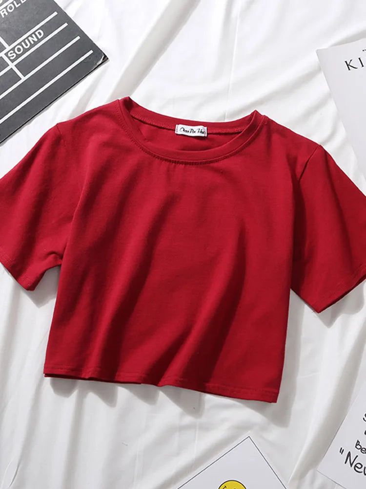 Women's Casual O-Neck Loose Fit Short Sleeve Tee – Summer 2025 | Dozw