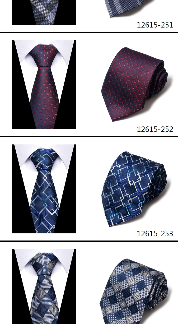 Dark Blue wedding Neck silk Tie 