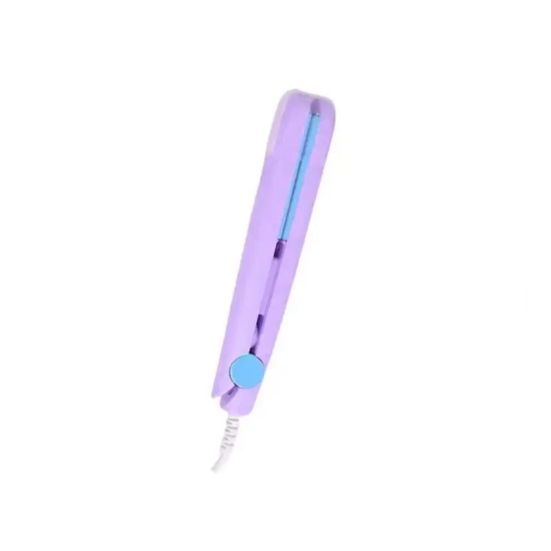 Curly Hair Styling and Straightening Comb Even Heat Distribution No Damage To Hair Styling Clips ands  Mini Hair Straightening Irons