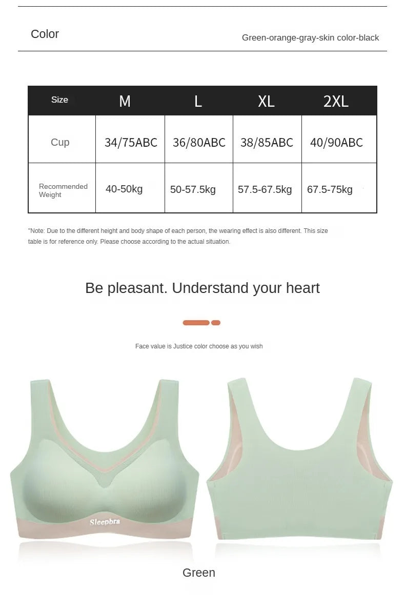 KING'S FAITH Women's Floral Push-Up Bra - Wire-Free, Front Closure, Everyday Comfort