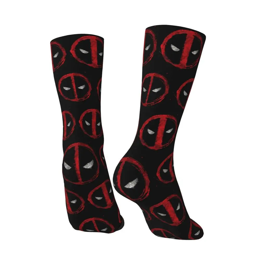 MINISO Deadpool Cosplay Socks - Unisex Movie & TV Accessories