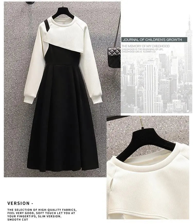 JiaoAmple Women’s Casual Puff Sleeve A-Line Dress – Stylish, Comfortable, and Perfect for Spring & Summer