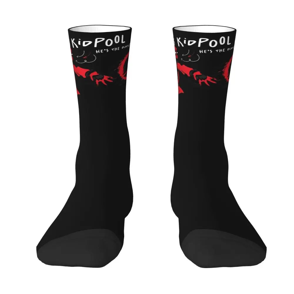 MINISO Deadpool Cosplay Socks - Unisex Movie & TV Accessories