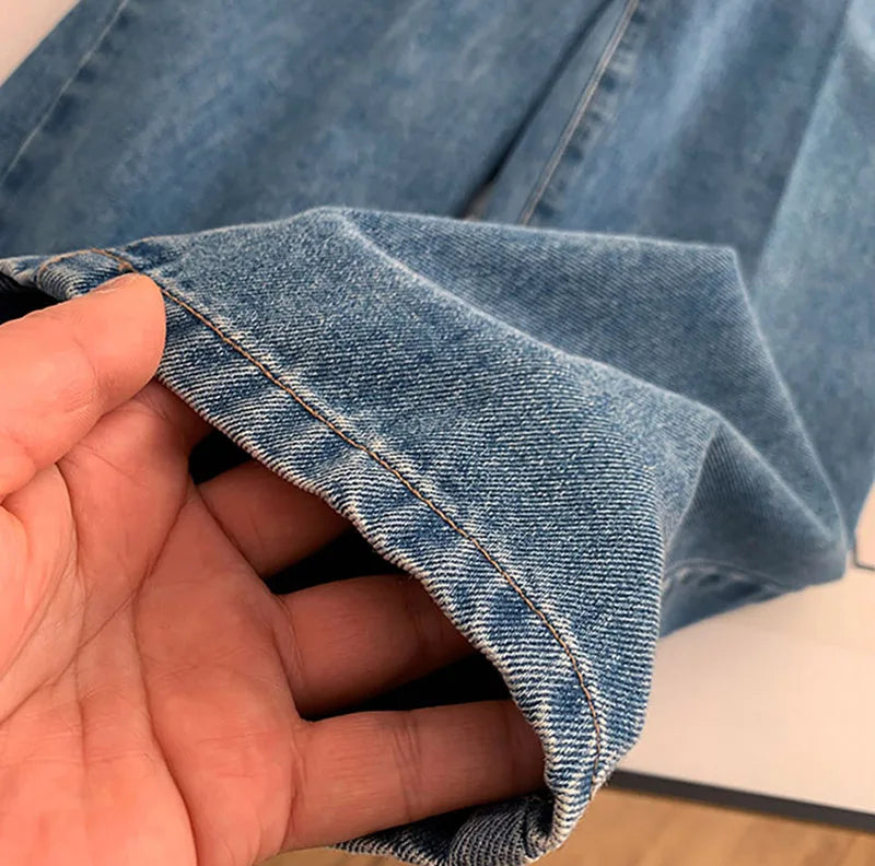 MEXZT Women's Ankle-Length Streetwear Jumpsuit - Loose Fit Wide Leg Pants