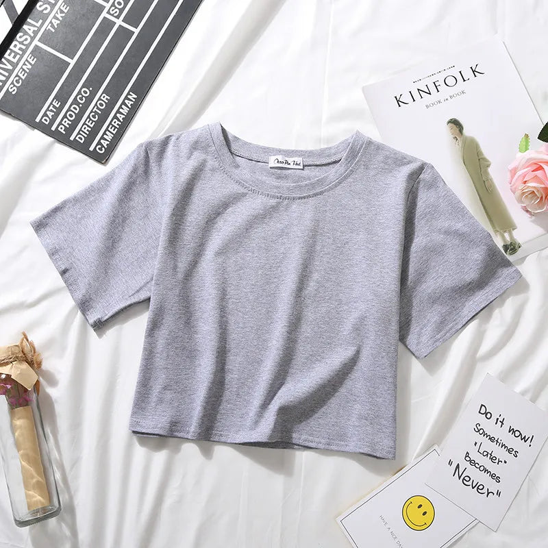 Women's Casual O-Neck Loose Fit Short Sleeve Tee – Summer 2025 | Dozw