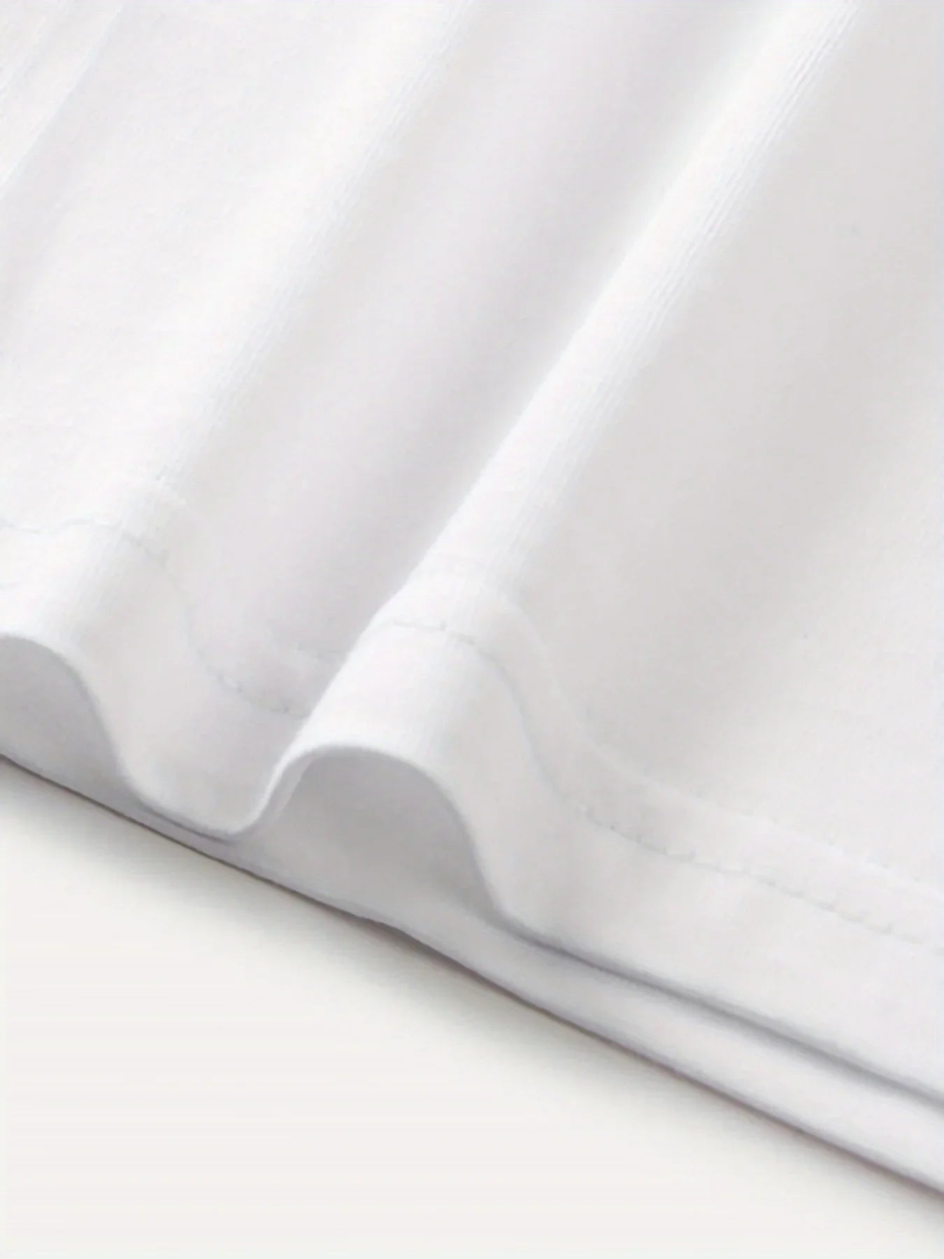 NoEnName_Null Casual Letter Print Polyester Top – Spring/Summer Regular Fit