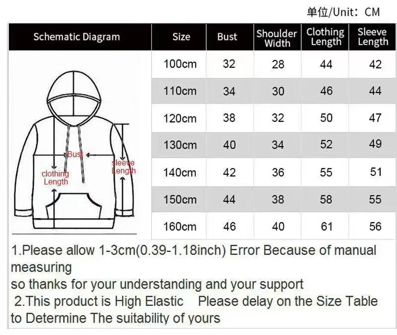 Colorful Cartoon Print Kids Sweatshirt – Casual Pullover for Boys & Girls (Ages 3–12)