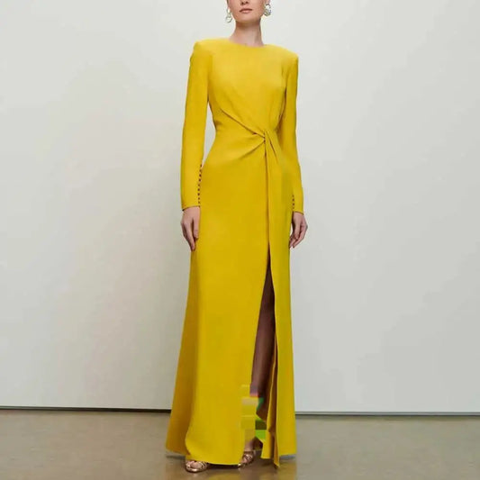 Elegant Floor-Length A-Line Cocktail Party Dress by Blue Dress