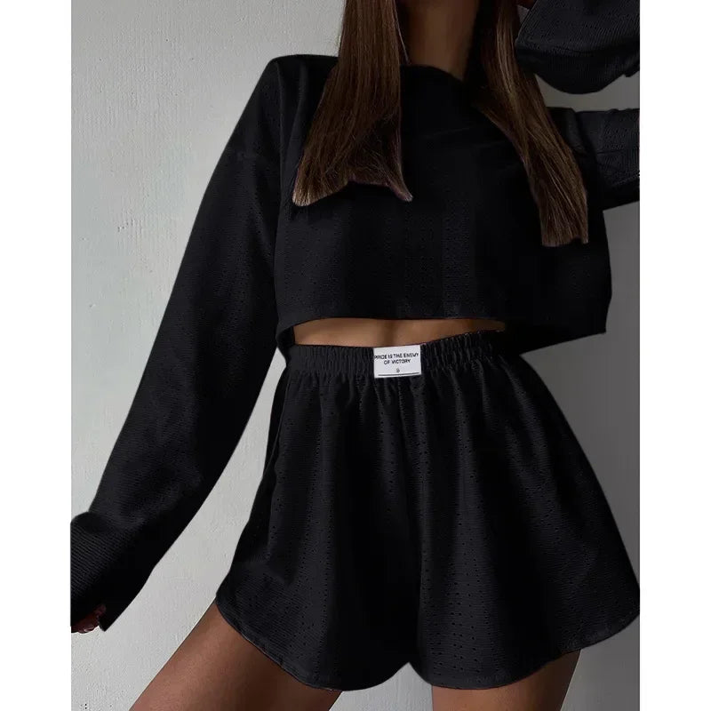 CYSAYS Women’s Casual Pullover Top with Hollow Out Details & Flare Sleeves – Summer 2024 Collection