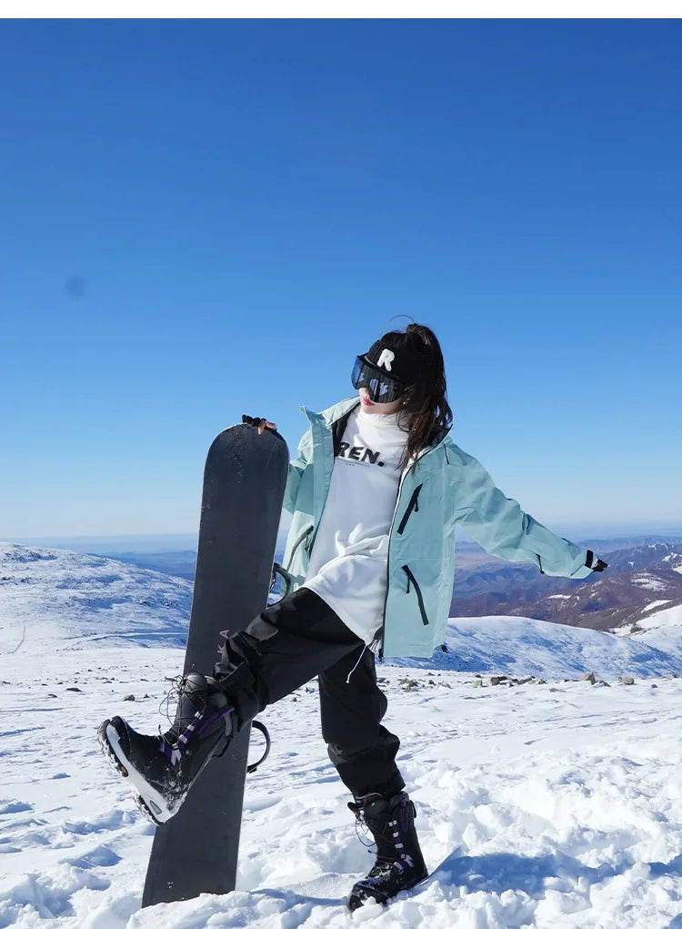 Gsou Snow Waterproof and Warm Adult Ski Jacket - High Breathability, -30°C Protection, Available in Multiple Sizes