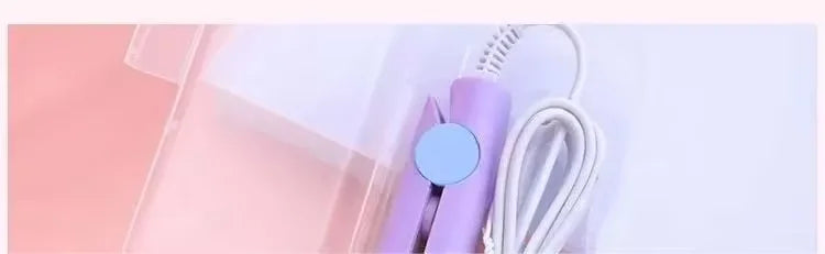 Curly Hair Styling and Straightening Comb Even Heat Distribution No Damage To Hair Styling Clips ands  Mini Hair Straightening Irons