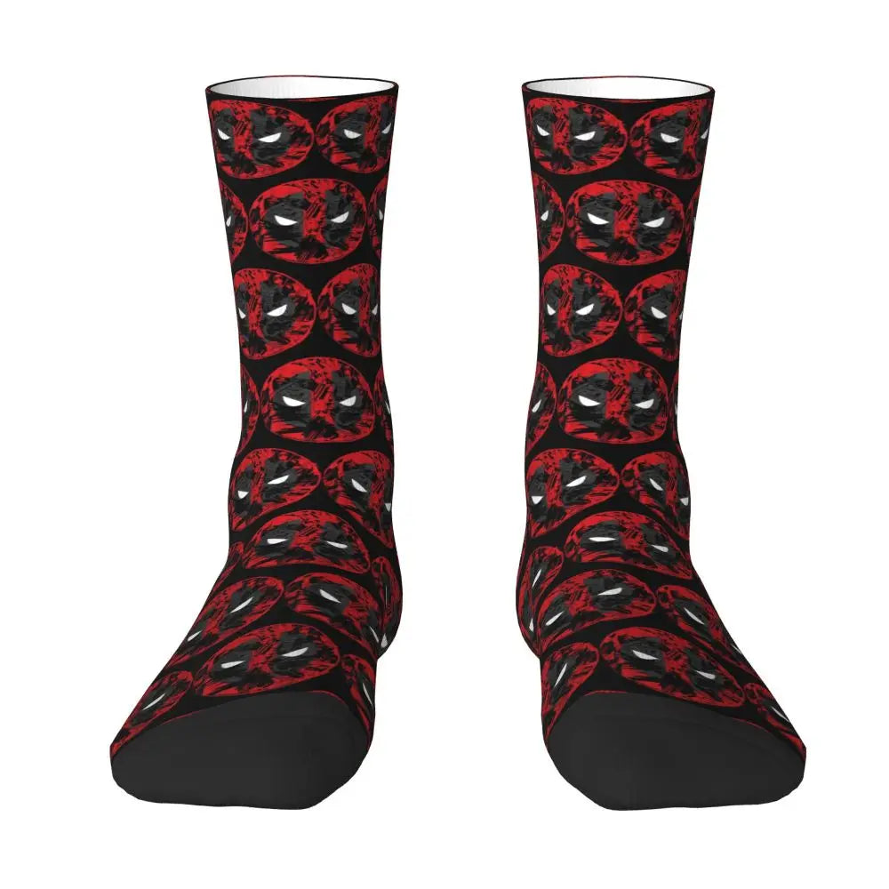 MINISO Deadpool Cosplay Socks - Unisex Movie & TV Accessories