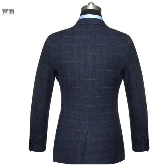 ajdsscl Safari Style Suit Jacket for Men – Cotton, Lyocell & Knit Blend for All-Season Wear