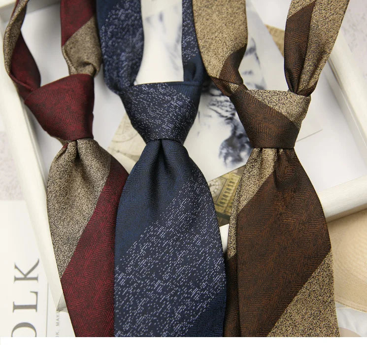 Title: Striped Polyester Neck Tie