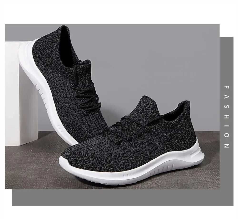 Hundunsnake Men's Breathable Mesh Lace-Up Sports Loafers - Stylish & Comfortable Casual Shoes