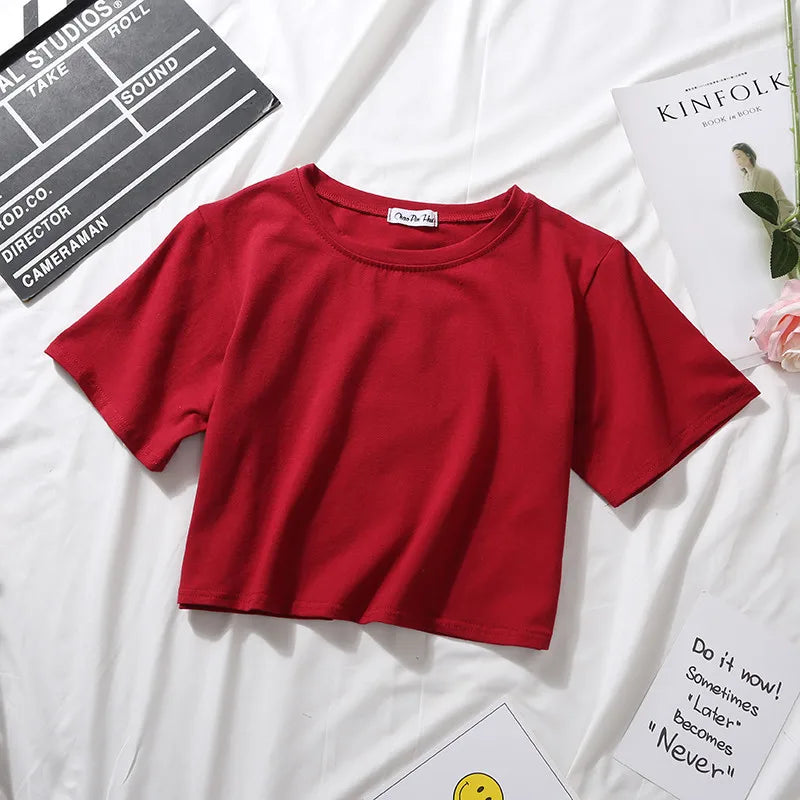 Women's Casual O-Neck Loose Fit Short Sleeve Tee – Summer 2025 | Dozw