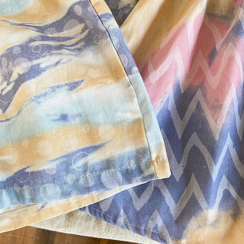 MILANCEL Unisex Summer Patchwork Clothing Set for Kids (Ages 4–6Y) – Cotton Shirt and Shorts Vacation Outfit