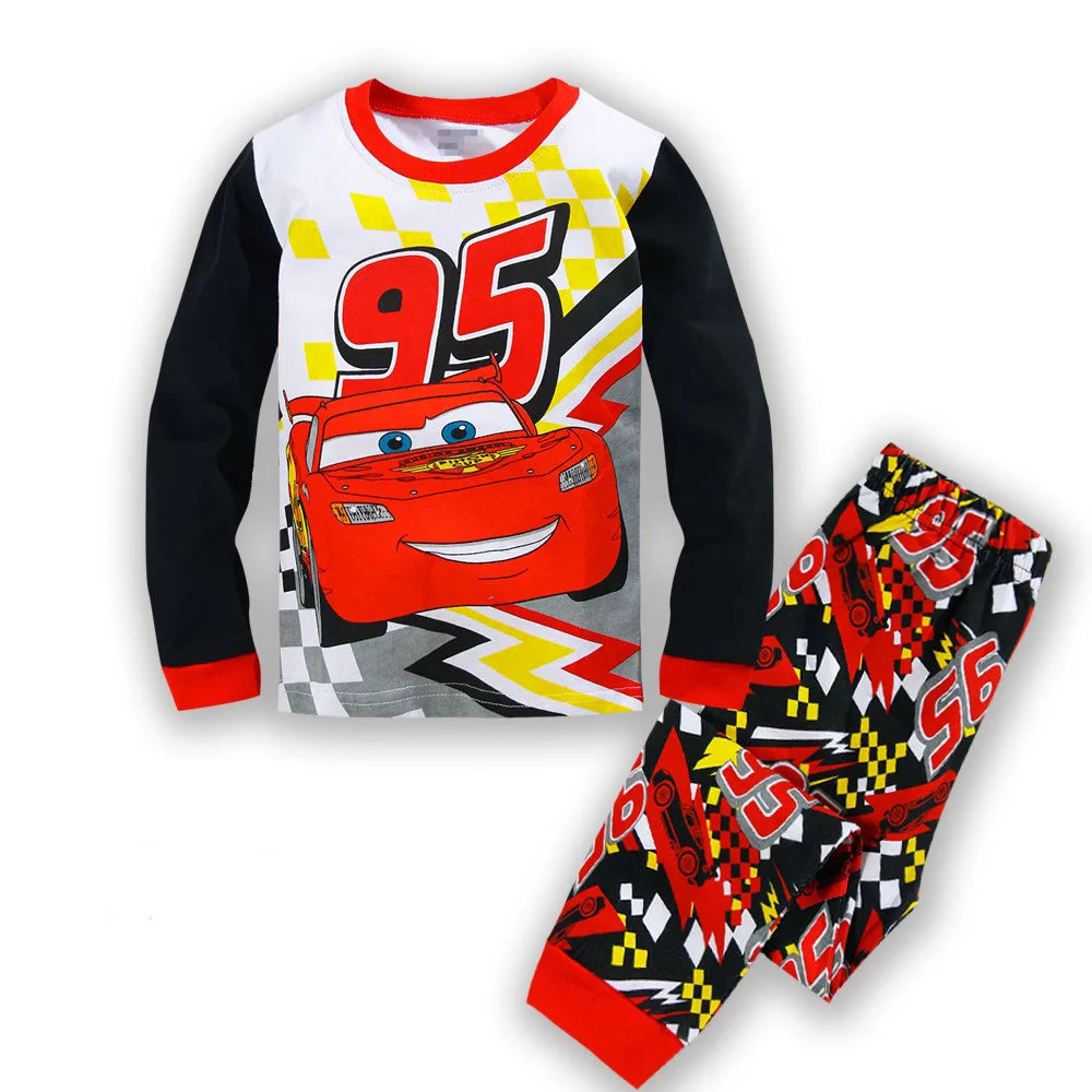Disney Unisex Cartoon Print Cotton Pajamas for Kids (Ages 4-6Y)