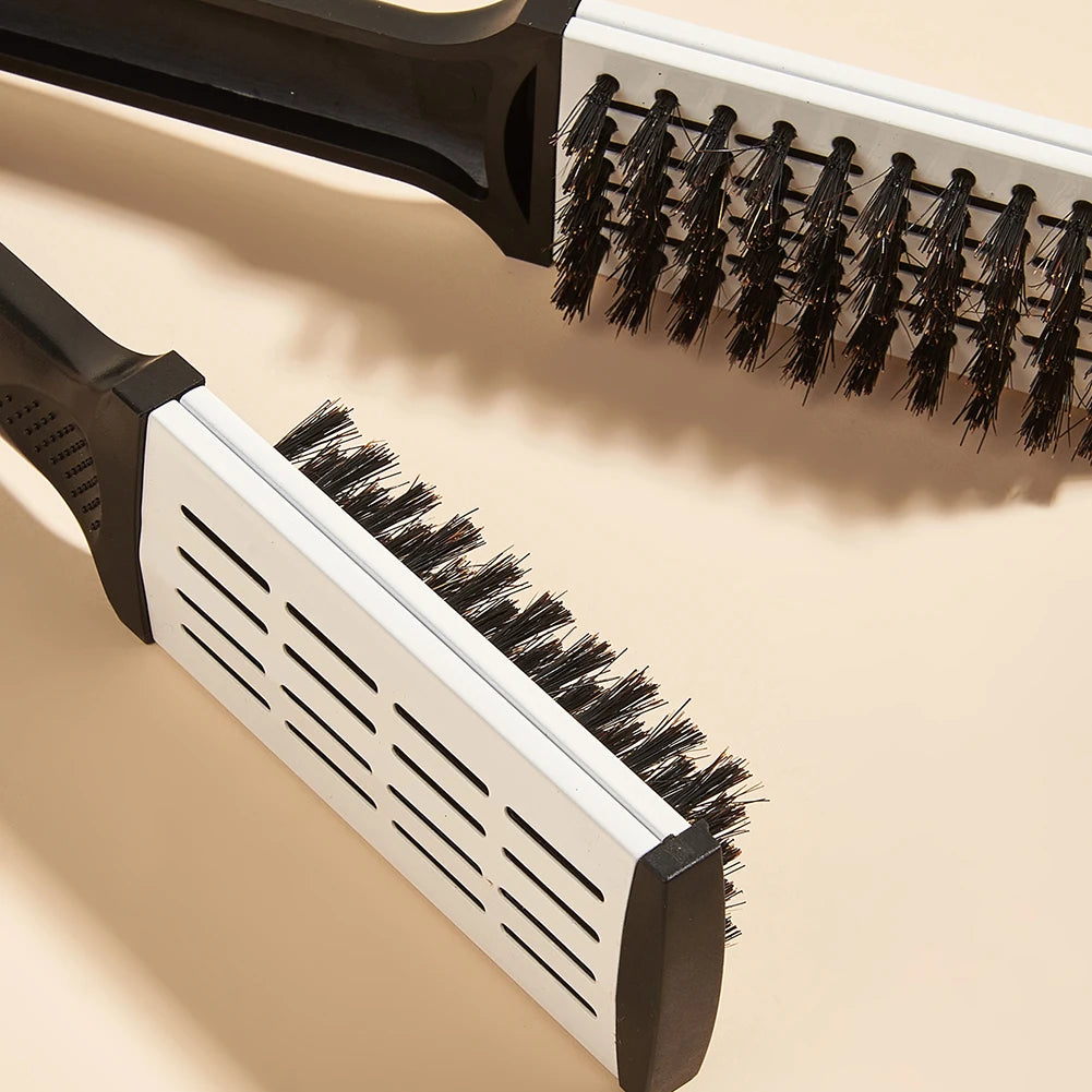 Hair Straightener Comb – Plastic Detangling Brush for Wet & Dry Hair