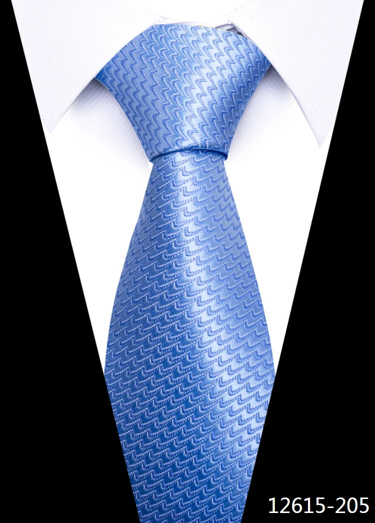 Dark Blue wedding Neck silk Tie 