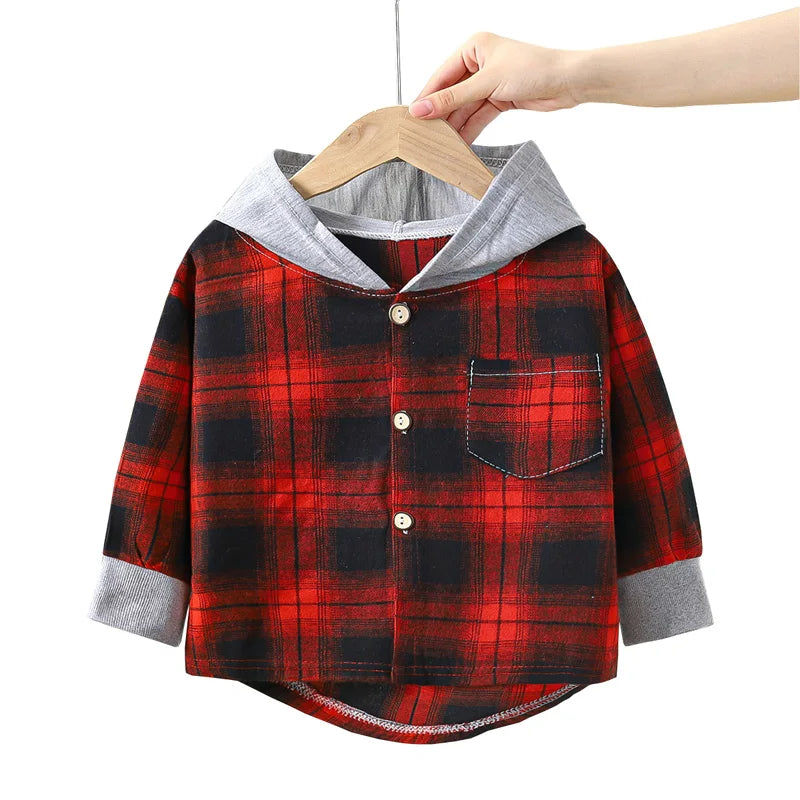 Spring Boys and Girls Cartoon Super Mario Zipper Hoodies Jacket for 1-10 Years