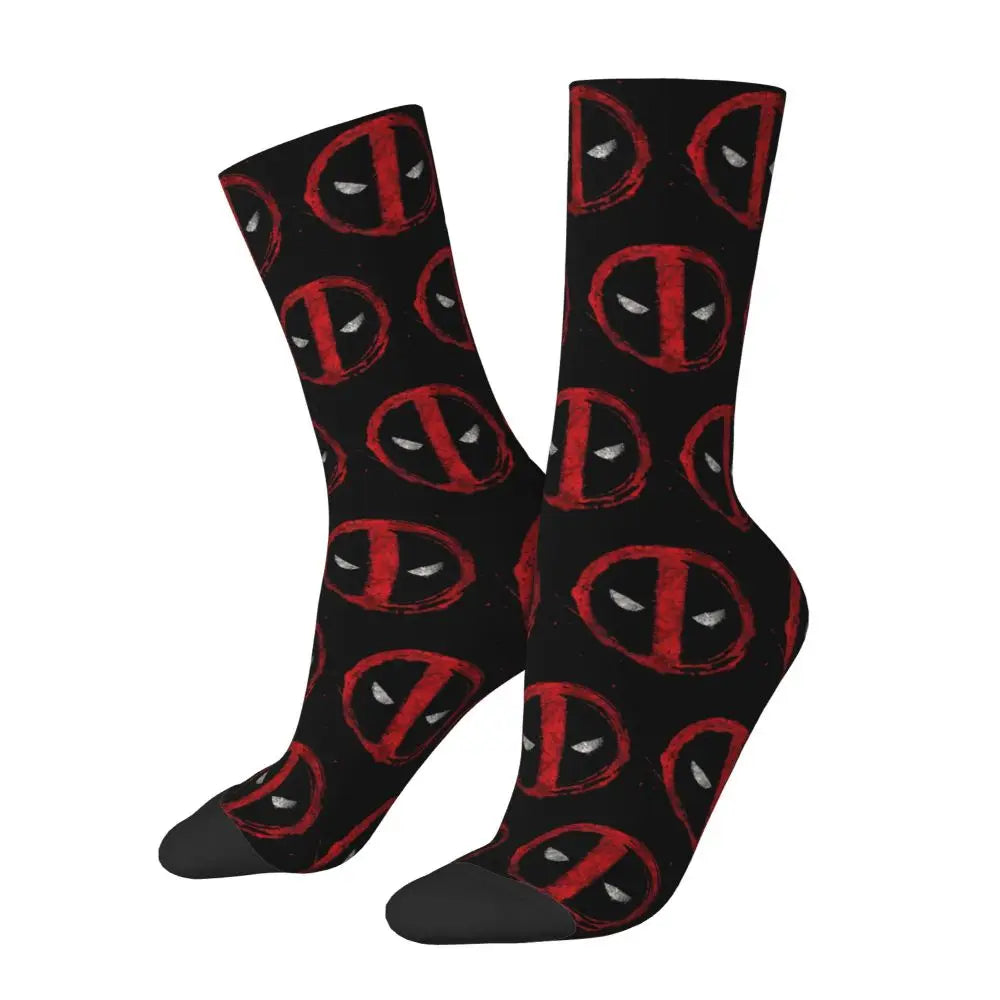 MINISO Deadpool Cosplay Socks - Unisex Movie & TV Accessories