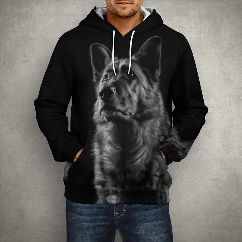 Men's Casual 3D Print Hooded Sweatshirt – Autumn/Winter Hoodie by NoEnName_Null