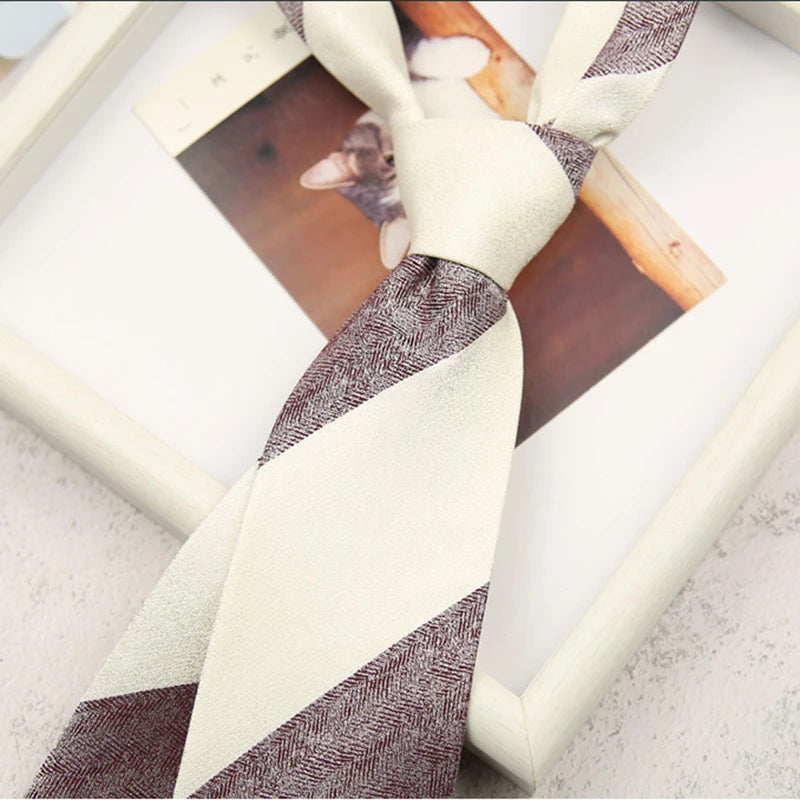 Title: Striped Polyester Neck Tie