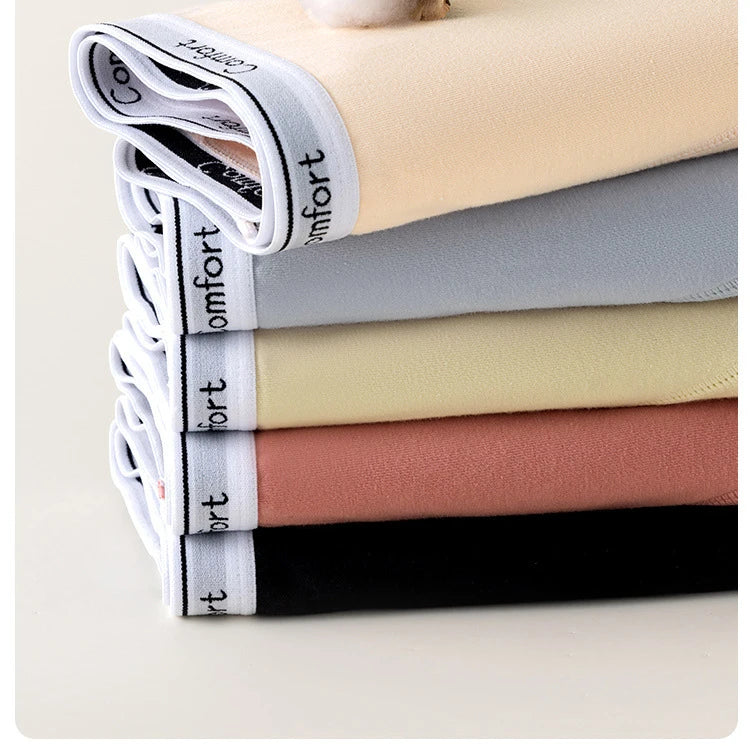 Chen Asta Women High-Rise Cotton Briefs Soft & Comfortable Solid Color Menstrual Panties