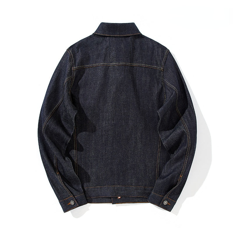 DOIYTTS Men's Casual Jacket - Spring/Autumn Polyester Outerwear with Pockets