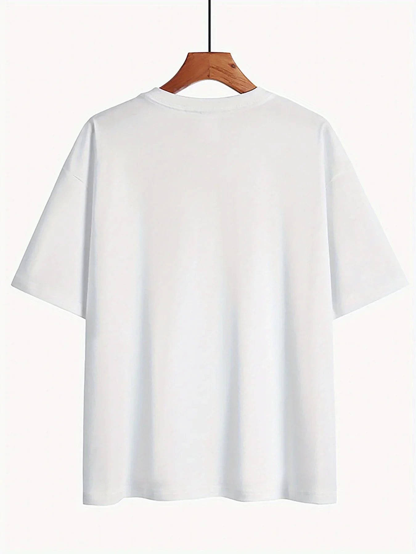 NoEnName_Null Casual Letter Print Polyester Top – Spring/Summer Regular Fit