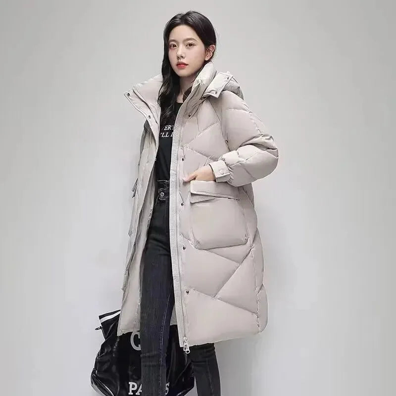 Women’s Hooded Winter Jacket - Warm & Stylish