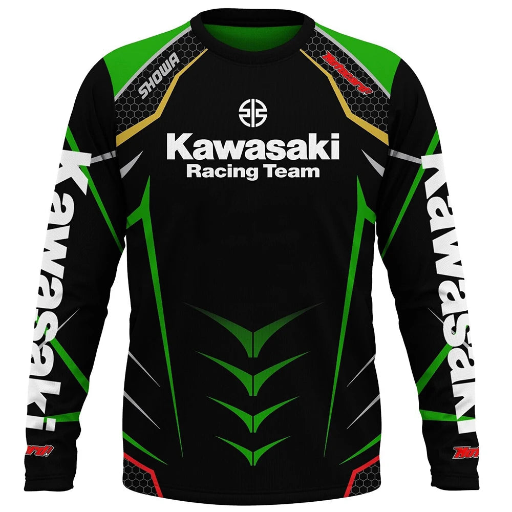 Kawasaki Unisex 100% Polyester Shirt – Comfortable & Durable for All Seasons