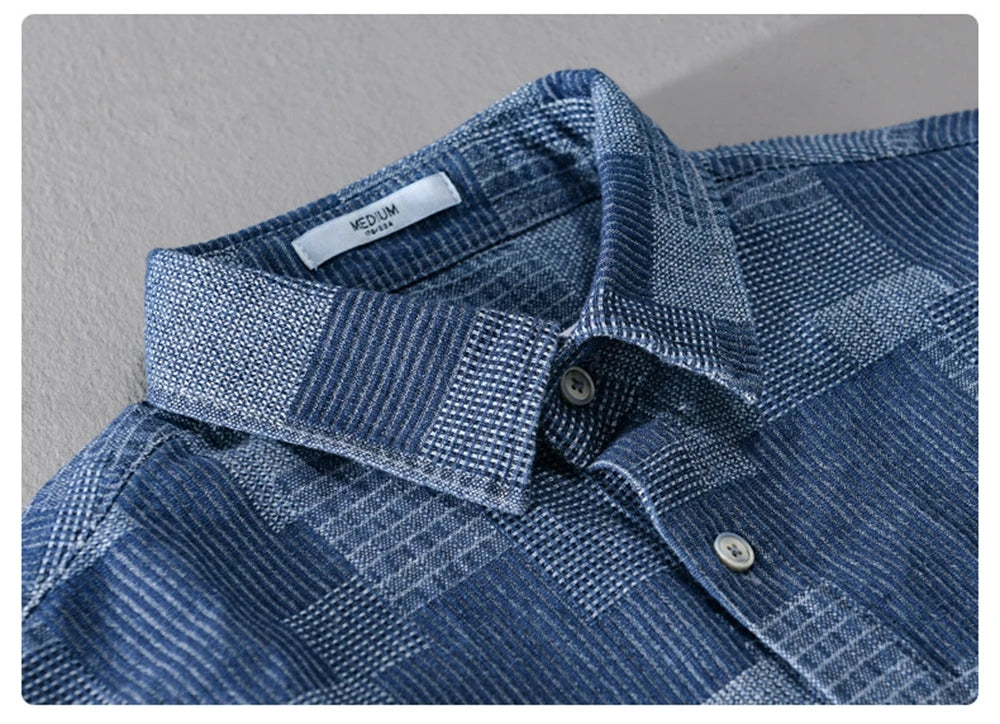 Summer cargo shirts men fashion short sleeve shirt workwear Tops loose Casual jeans for Young men