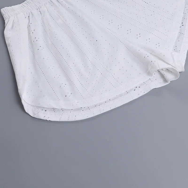 CYSAYS Women’s Casual Pullover Top with Hollow Out Details & Flare Sleeves – Summer 2024 Collection