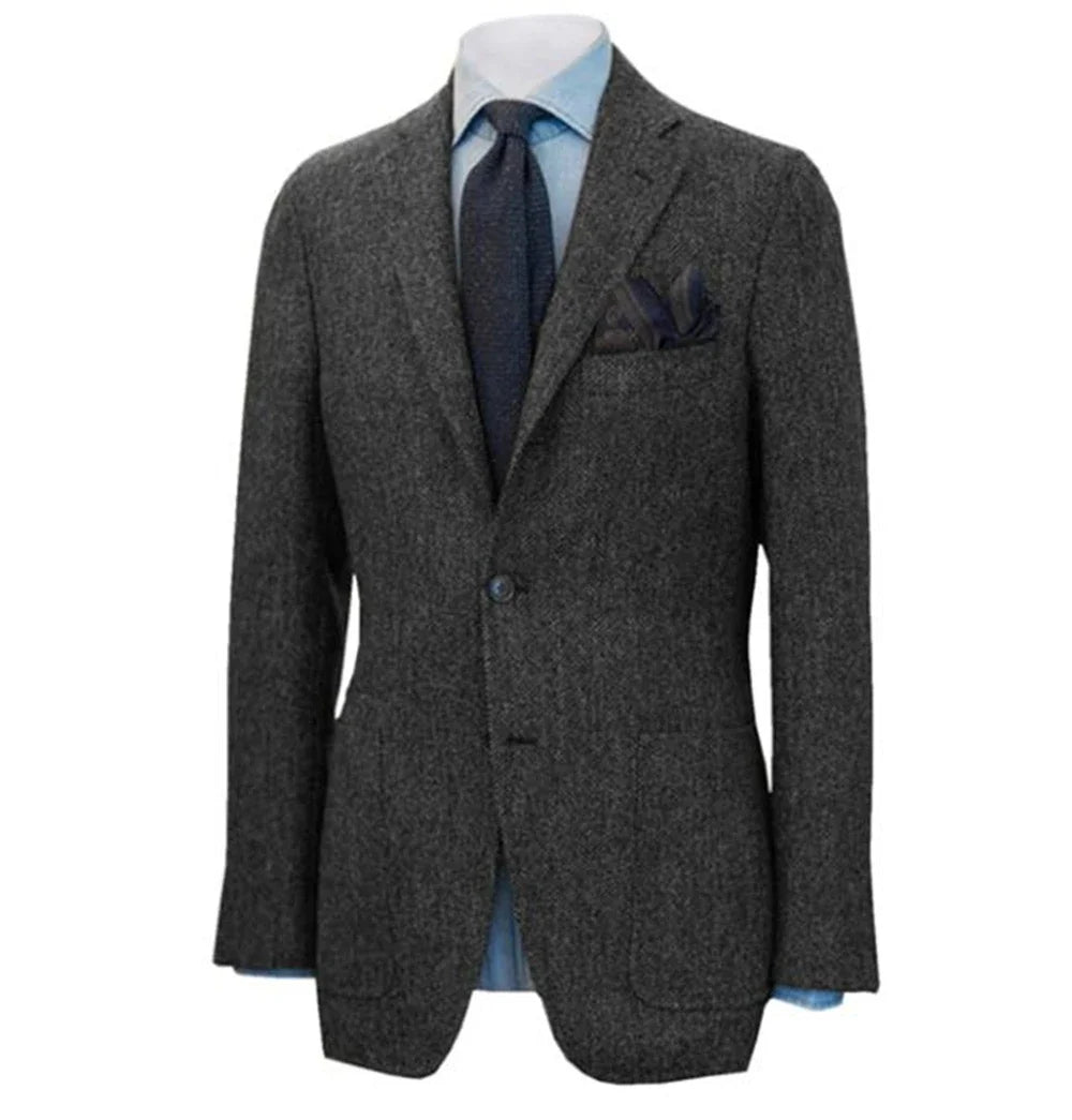 Title: Men's Smart Casual Business Suit Jacket