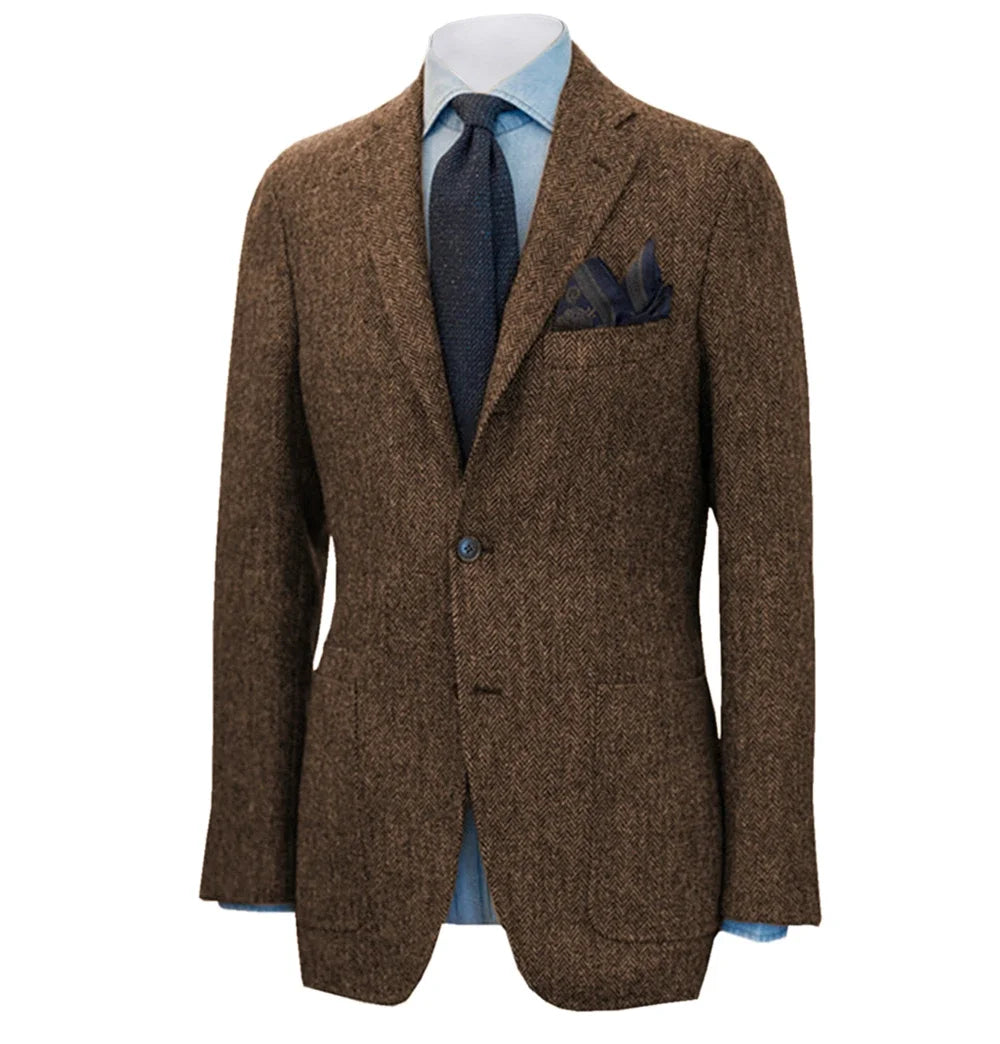 Title: Men's Smart Casual Business Suit Jacket