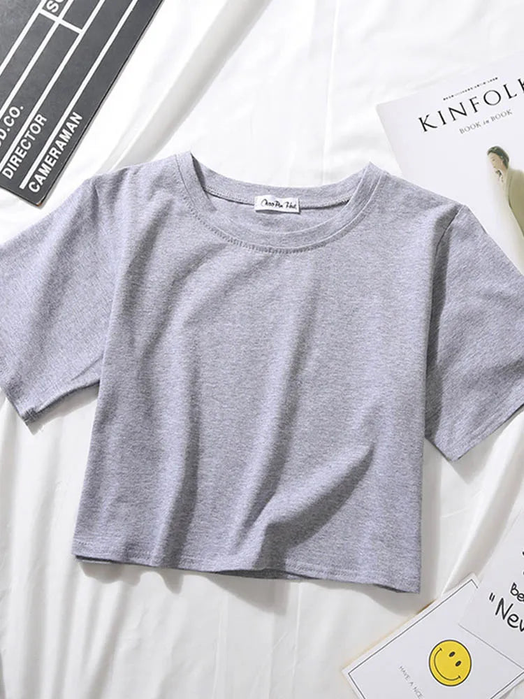 Women's Casual O-Neck Loose Fit Short Sleeve Tee – Summer 2025 | Dozw
