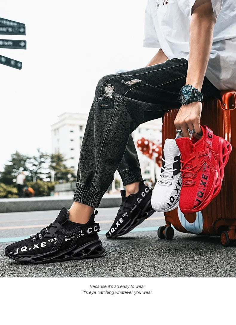 GENDAWAY Men’s Breathable Mesh Casual Sports Loafers - Comfortable, Stylish, and Versatile Footwear