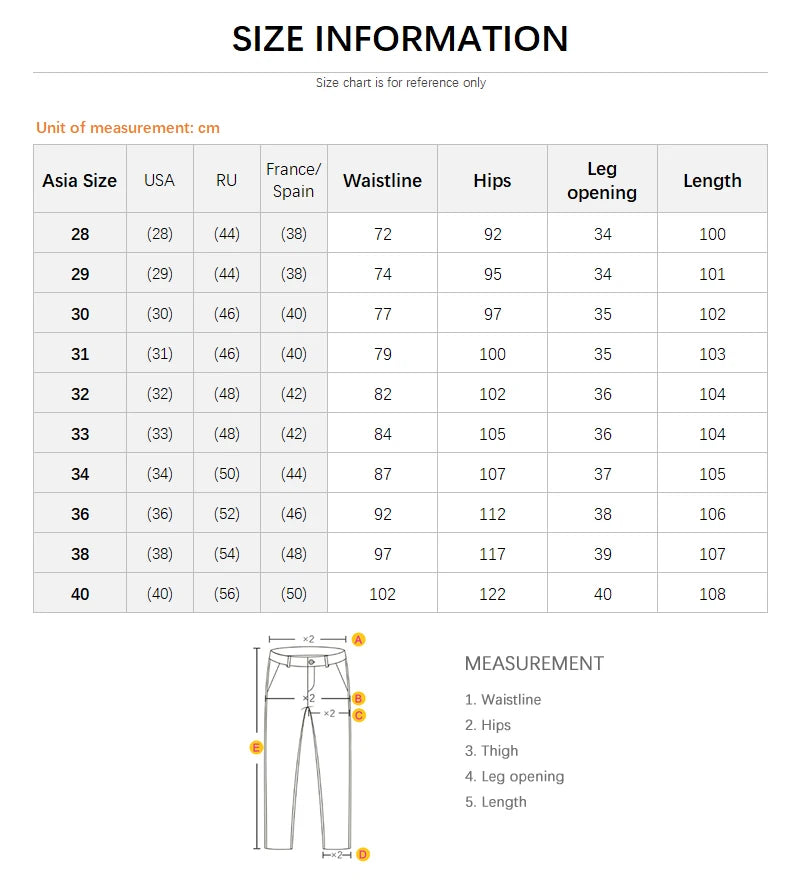 WTHINLEE Men's Smart Casual Mid-Waist Denim Jeans - Straight Fit, Full-Length, Midweight