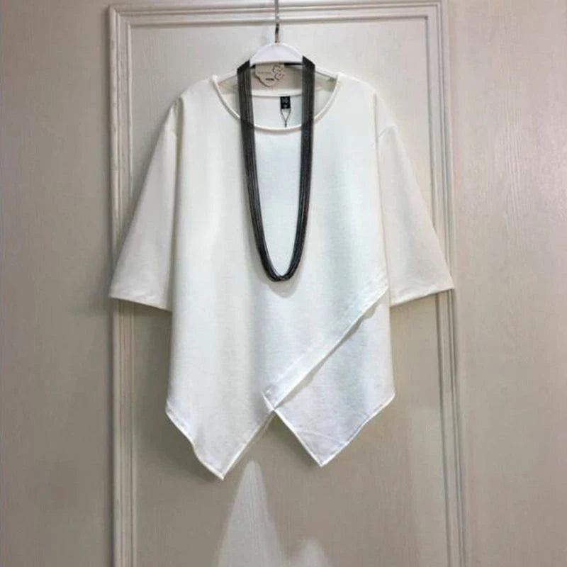 Solid Color Casual Polyester T-Shirt for Men – Comfortable & Stylish