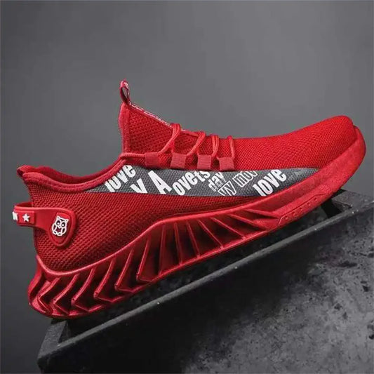 Title: Meinianguan Men's Breathable Mesh Casual Sneakers – Lace-Up & Height Increasing