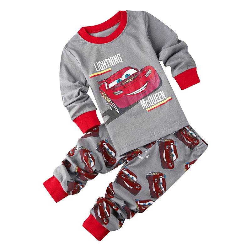 Disney Unisex Cartoon Print Cotton Pajamas for Kids (Ages 4-6Y)