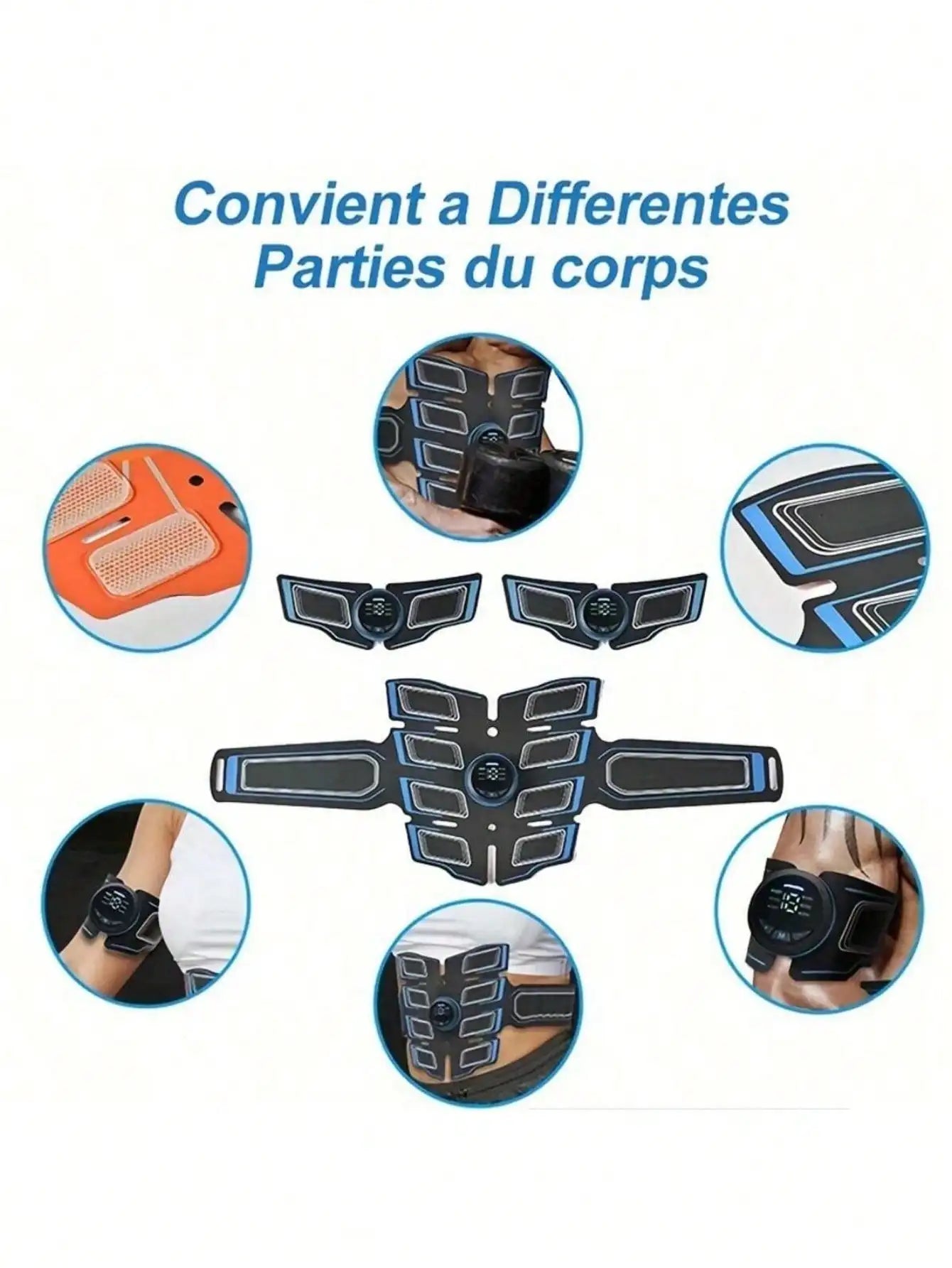 Rechargeable Abdominal Muscle Trainer, Muscle Strengthening Equipment/Ultimate Home Exercise Essential For Both Men And Women