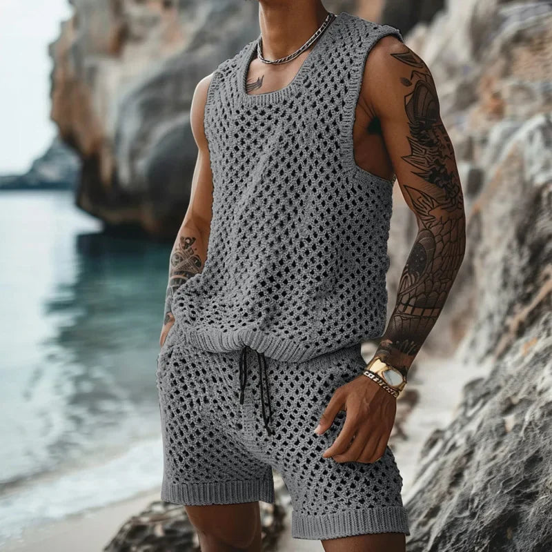 Benefit Mankind Men’s Casual Sleeveless Polyester Summer Tank Top
