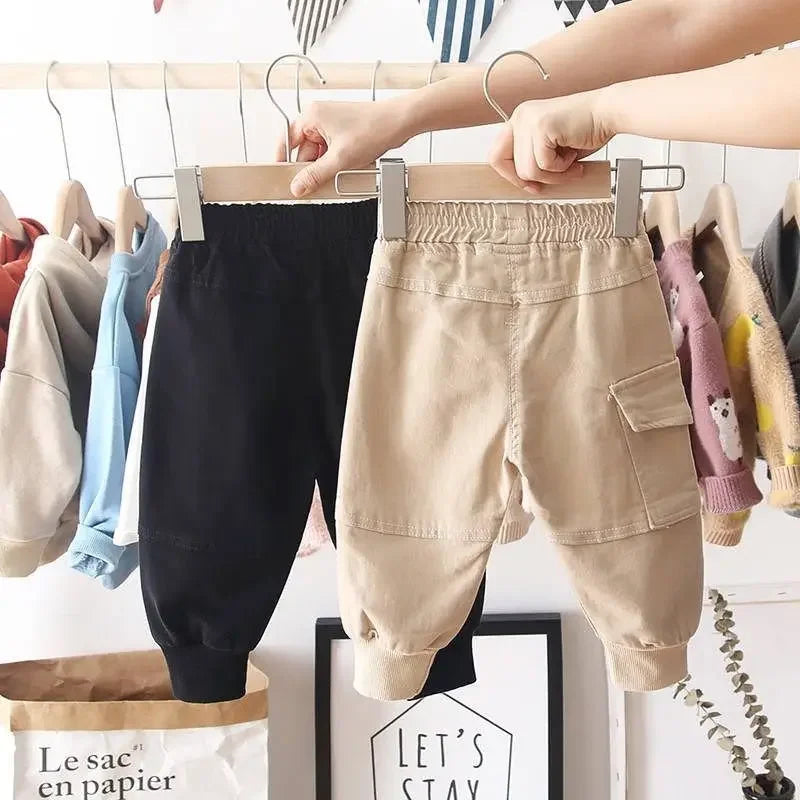 Bonkawoo Unisex Cargo Pants for Kids (Ages 4-6Y) – Comfortable, Stylish, and Perfect for Daily Wear