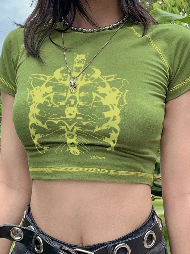 Sungnam Women’s Sexy & Club O-Neck Short Sleeve Tee - Summer Edition