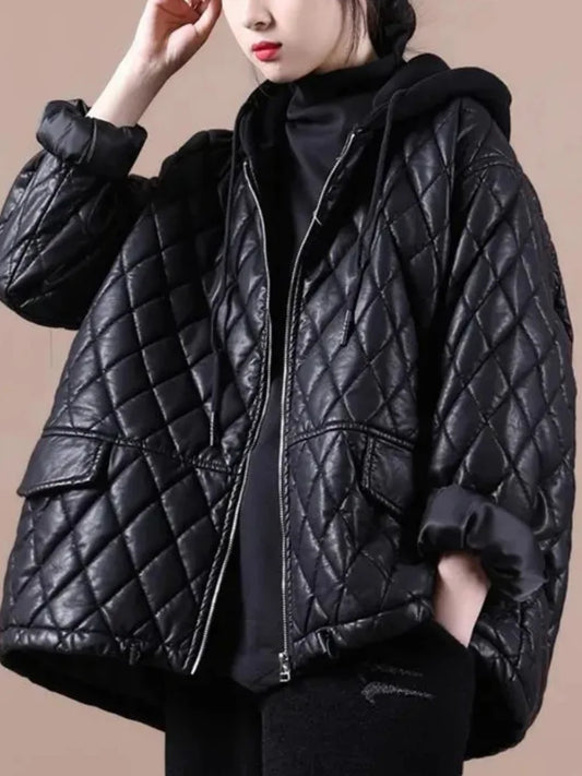 :Premium Women’s Hooded Cotton-Polyester Jacket – Stylish, Warm & Affordabl